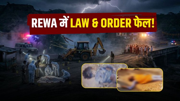 रीवा में LAW & ORDER फेल, 10 दिन में 4 बड़ी घटनाएं