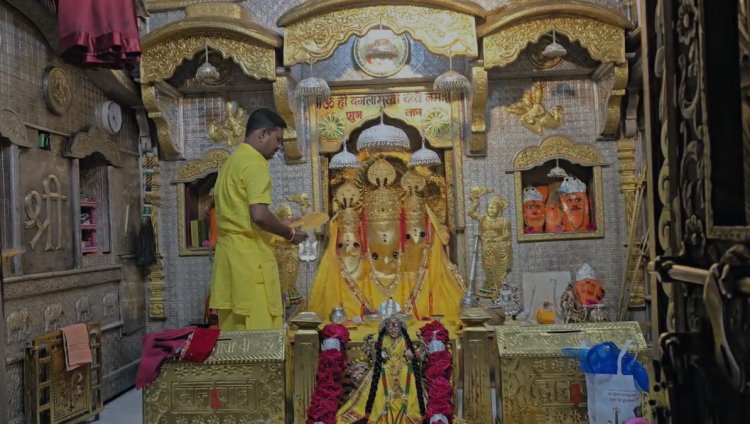 चैत्र नवरात्रि:मां बगलामुखी मंदिर में आस्था का सैलाब, सुबह से लग रही भक्तों की लंबी कतारें