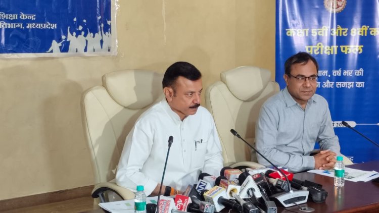 MP बोर्ड रिजल्ट जारी: 5वीं में सरकारी स्कूल अव्वल, 8वीं में निजी आगे, भोपाल टॉप-10 से बाहर