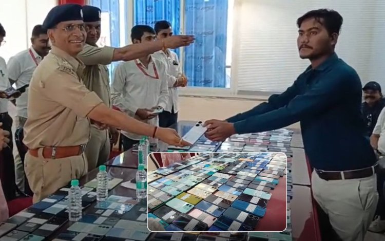 इंदौर क्राइम ब्रांच की बड़ी सफलता: 251 गुम मोबाइल बरामद, 60 लाख के फोन लौटाए गए