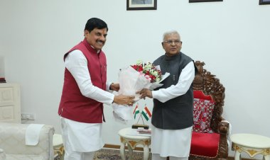 मुख्यमंत्री डॉ. मोहन यादव ने लोकभवन पहुंचकर राज्यपाल से की मुलाकात