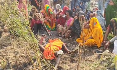 खेत में लगी आग में जिंदा जला बुजुर्ग किसान, फसल भी राख