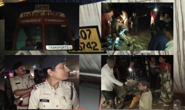 भोपाल में बेकाबू टैंकर का कहर, दीवार तोड़ते हुए घर में जा घुसा: 7 साल की  मासूम बच्ची की मौत, 4 लोग गंभीर घायल