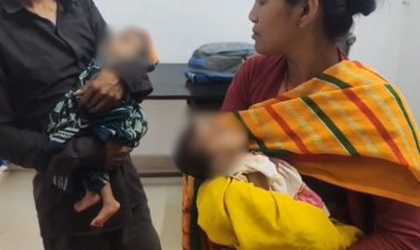 4 महीने के जुड़वां बच्चे कुपोषण का शिकार, एक की मौत, एक रीवा रेफर