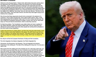 ट्रंप के पोस्ट से विवाद: बर्थराइट सिटिजनशिप पर बहस, भारत को बताया ‘नरक का द्वार’