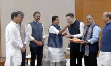 BJP में शामिल हुए राघव चड्डा, नितिन नवीन ने दिलाई सदस्यता