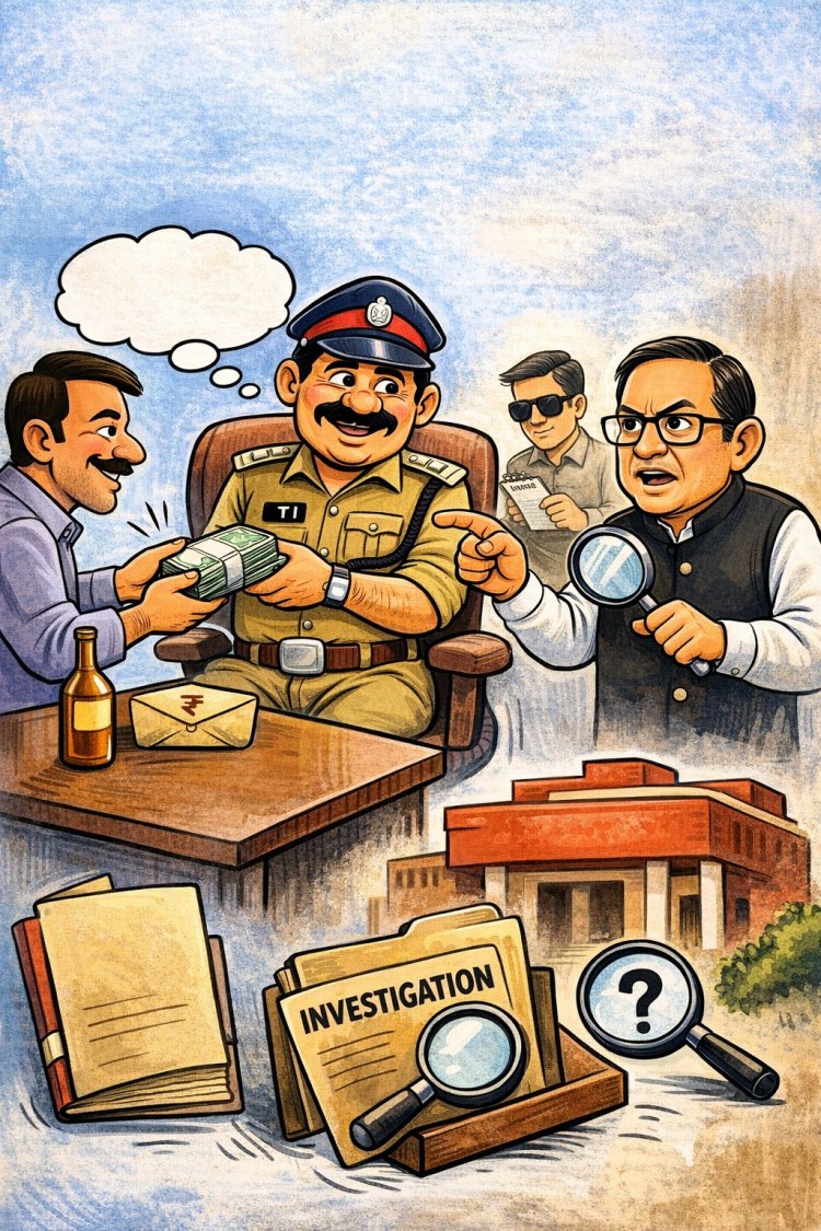 TI-सिपाही पर रिश्वत का आरोप लोकायुक्त-कमिश्नर ने बैठाई जांच