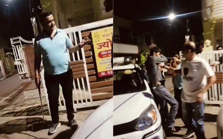 भोपाल में रैपिडो ड्राइवर से मारपीट, वीडियो वायरल