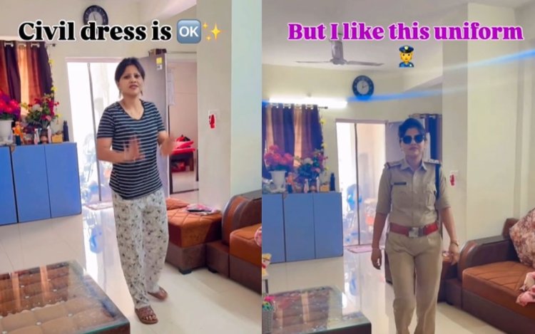 वर्दी में रील, DGP के आदेश के बावजूद नहीं मान रहे पुलिसकर्मी