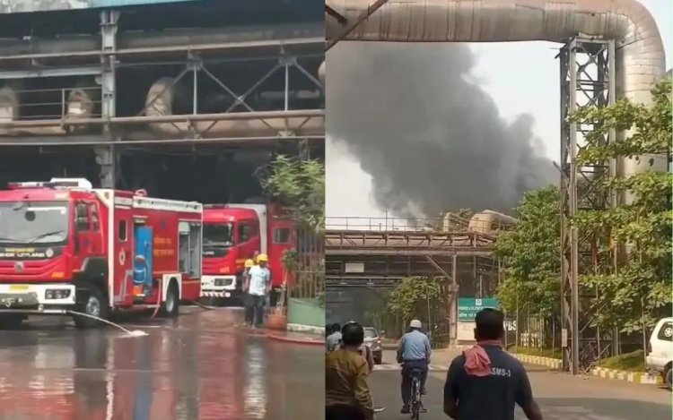 भिलाई स्टील प्लांट में टर्बाइन ब्लास्ट के बाद भीषण आग, 7 से ज्यादा कर्मचारी घायल