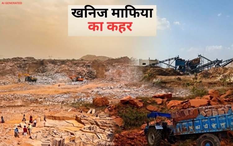 मऊगंज और रीवा में कानून कायदों की अनदेखी,नहीं रुक रहा खनिज माफिया का अवैध कारोबार