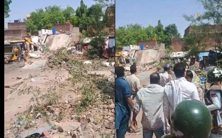 सतना में अतिक्रमण हटाने पहुंची टीम पर पथराव, पुलिस ने दागे अश्रुगैस के गोले और हवाई फायर