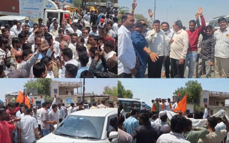 उज्जैन में किसानों का विरोध प्रदर्शन: हाईवे जाम, यात्रियों को भारी परेशानी