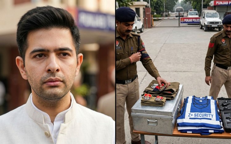 पंजाब सरकार ने राघव चड्ढा की Z+ सुरक्षा छीनी