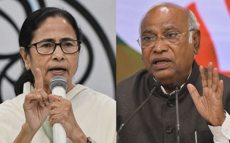 ममता बोलीं- भाजपा के इशारे पर बने एग्जिट पोल, खड़गे बोले नतीजों के बाद TMC से गठबंधन