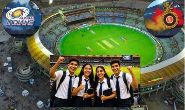 IPL 2026: रायपुर में 10 मई को RCB vs MI मुकाबला, 2500 वाली टिकट  सोल्ड आउट,  टॉपर्स को फ्री एंट्री, , 12 मई की टिकट आज से मिलेगी