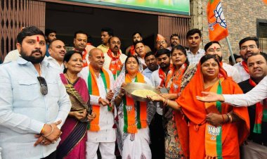 बंगाल में भाजपा की जीत पर सिंगरौली में जश्न,आतिशबाजी से सजा शहर का माहौल