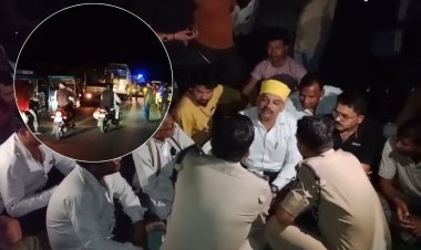 रीवा में वृद्ध की मौत के बाद बवाल, सड़क जाम से घंटों ठप रहा यातायात