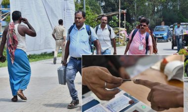 पश्चिम बंगाल के फालता में चल रही वोटिंग, 29 अप्रैल को हुए चुनाव में गड़बड़ी के आरोप के बाद की जा रही रिपोलिंग