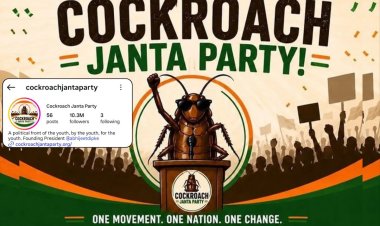 CJI के बयान से शुरू हुआ विवाद: वायरल हुई 'कॉकरोच जनता पार्टी', 6 दिन में इंस्टाग्राम पर 10.3M फॉलोअर्स
