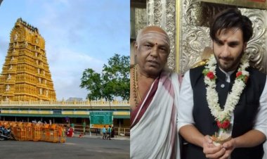 हाई कोर्ट आदेश के बाद रणवीर सिंह पहुंचे चामुंडेश्वरी मंदिर, मिमिक्री केस में की पूजा: एक दिन पहले FWICE ने लगाया था बैन