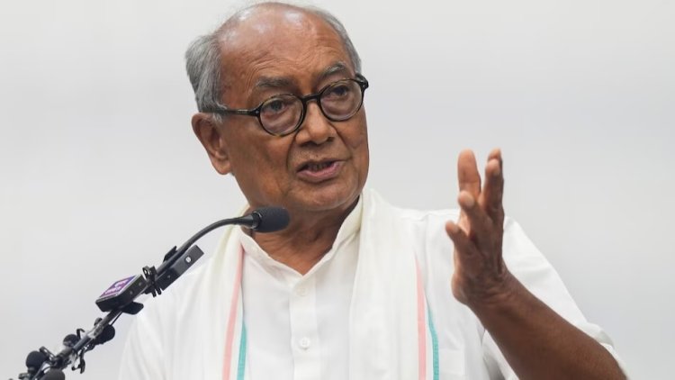 भूमि अधिग्रहण 2014 से लागू कर किसानों को चार गुना मुआवजा दें: दिग्विजय सिंह