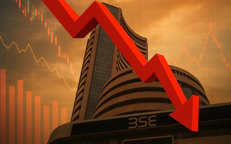 शेयर बाजार में हल्की गिरावट: सेंसेक्स 250 अंक टूटा, निफ्टी 24,000 के करीब फिसला