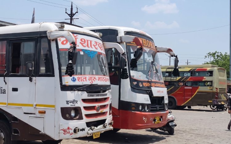 इंदौर में बसों पर बड़ा एक्शन, कई बसों की फिटनेस रद्द