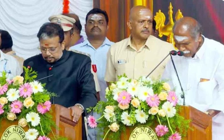 5वीं बार पुडुचेरी के मुख्यमंत्री बने एन. रंगासामी, उप-राज्‍यपाल ने दिलाई पद और गोपनियता की शपथ