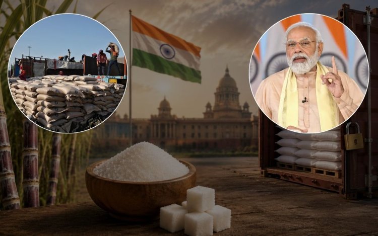 भारत ने शुगर एक्सपोर्ट पर लगाया बड़ा बैन, 30 सितंबर 2026 तक लागू रहेगा फैसला