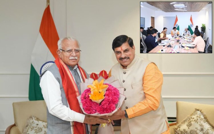 MP CM डॉ. मोहन यादव और केंद्रीय मंत्री मनोहर लाल की दिल्ली में मुलाकात