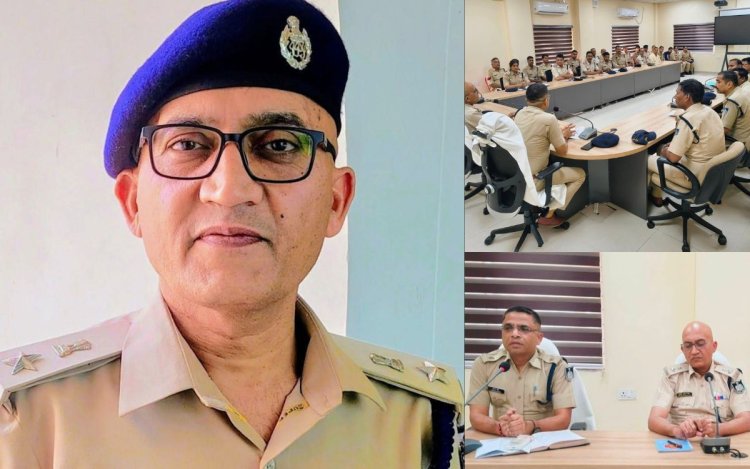 मऊगंज: नवनियुक्त पुलिस अधीक्षक सुरेंद्र कुमार जैन ने संभाला पदभार 
