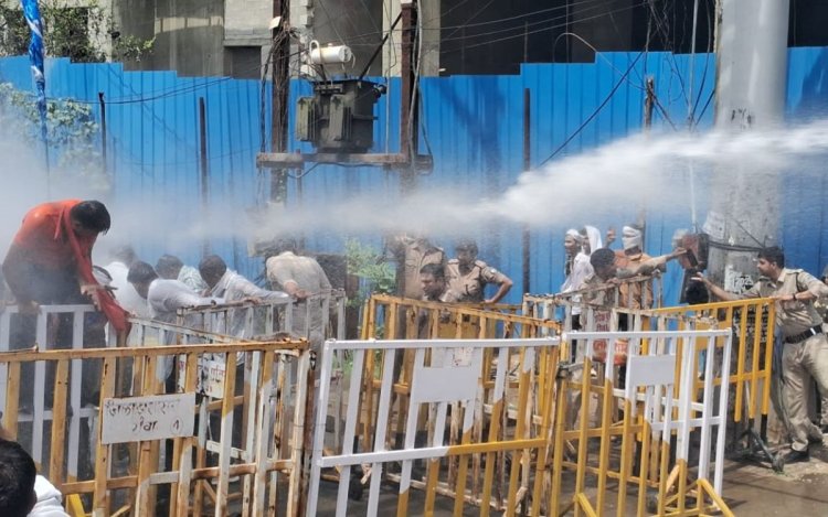 रीवा: नीट पेपर लीक मामले को लेकर प्रदर्शन, NSUI ने की CBI जांच की मांग