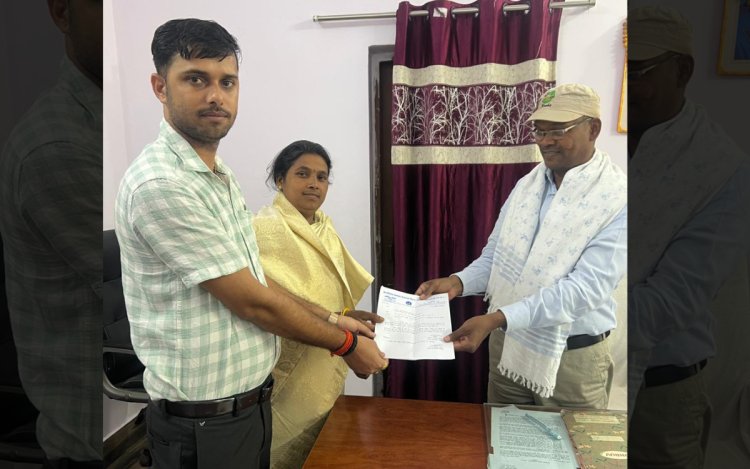 पेयजल संकट को लेकर जनपद सदस्य और अध्यक्ष ने सीईओ को सौंपा ज्ञापन