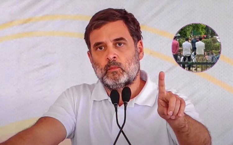 राहुल गांधी ने ऑटो ड्राइवर्स संग जमीन पर बैठकर खाया खाना, बोले- संसद में उठाएंगे मुद्दे