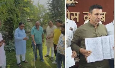इंदौर में पानी पर सियासत तेज: कांग्रेस के आरोपों के बीच बीजेपी नेता ने पाइपलाइन का पानी पीकर किया गुणवत्ता का दावा