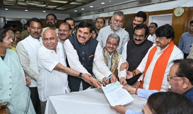 राज्यसभा उम्मीदवार रजनीश अग्रवाल ने जताया शीर्ष नेतृत्व का आभार, नामांकन से पहले पहुंचे भाजपा कार्यालय