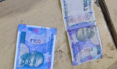 जिला अस्पताल की ओपीडी में खपा 100 का नकली नोट