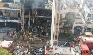लखनऊ कोचिंग अग्निकांड: 15 मौतों के बाद SIT जांच में जुटी, अवैध बिल्डिंग पर होगी कार्रवाई