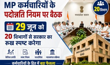 कर्मचारियों के पदोन्नति नियम पर बैठक 29 जून को 20 विभागों से सरकार का रुख स्पष्ट करेगा GAD