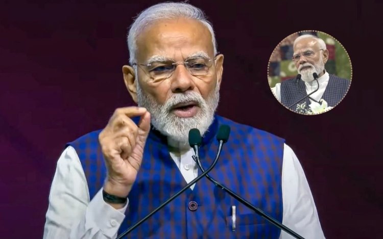 सूरत से पीएम मोदी का कांग्रेस पर हमला, बोले- 12 साल से फैला रही अराजकता और अनिश्चितता