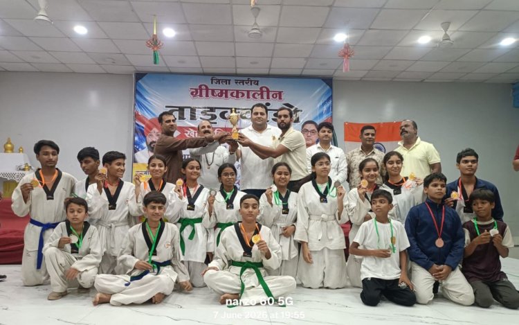 रीवा में ताइक्वांडो का जोश: 150 खिलाड़ियों ने दिखाया दम, जिला स्तरीय प्रतियोगिता का भव्य समापन