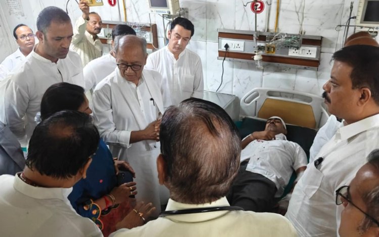 कांग्रेस विधायक विपिन जैन का एक्सीडेंट, प्रदर्शन में शामिल होने जा रहे थे तभी हुआ हादसा, अस्पताल में भर्ती