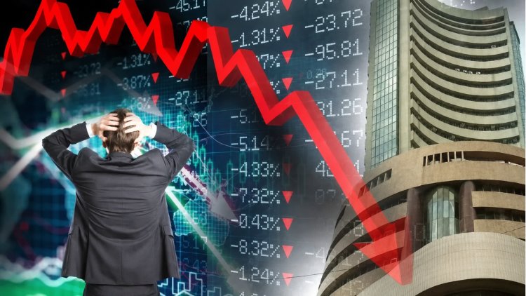 सेंसेक्स में 200 अंक की गिरावट 73700 पर कर रहा कारोबार निफ्टी 100 अंक टूटा