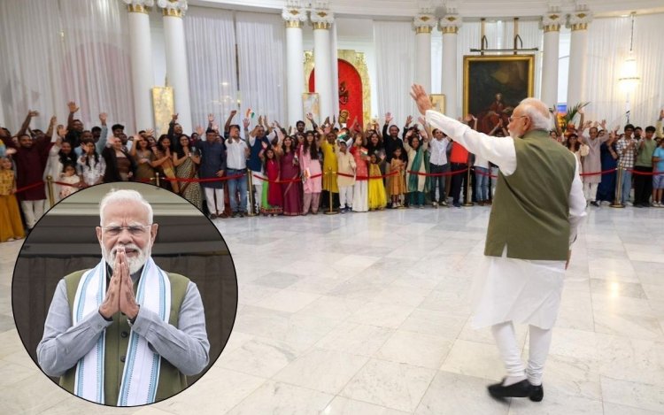 फ्रांस पहुंचे PM मोदी का भारतीय समुदाय ने किया स्वागत, प्रधानमंत्री की आज राष्ट्रपति इमैनुएल मैक्रों से मुलाकात