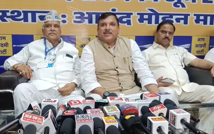 AAP सांसद संजय सिंह ने उठाए केंद्र की विदेश नीति पर सवाल, भारतीय नागरिकों की सुरक्षा को लेकर जताई चिंता