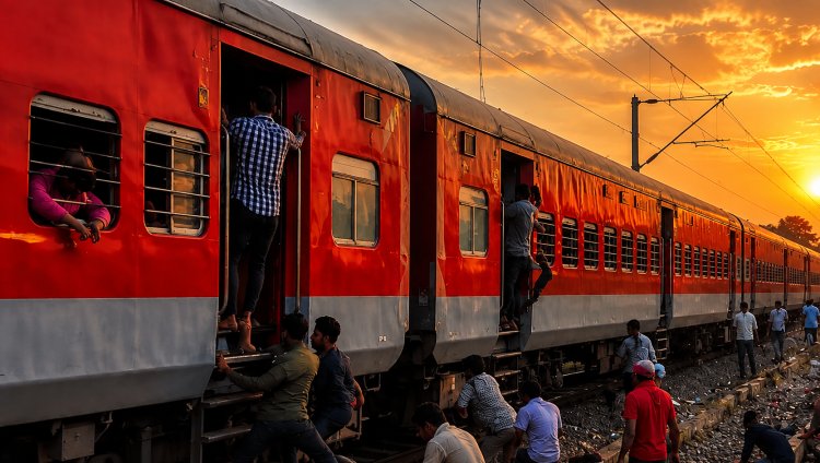 मुरैना में दर्दनाक हादसा: आग की अफवाह के बाद ट्रेन से उतरे 4 यात्रियों की दूसरी ट्रेन से कटकर मौत