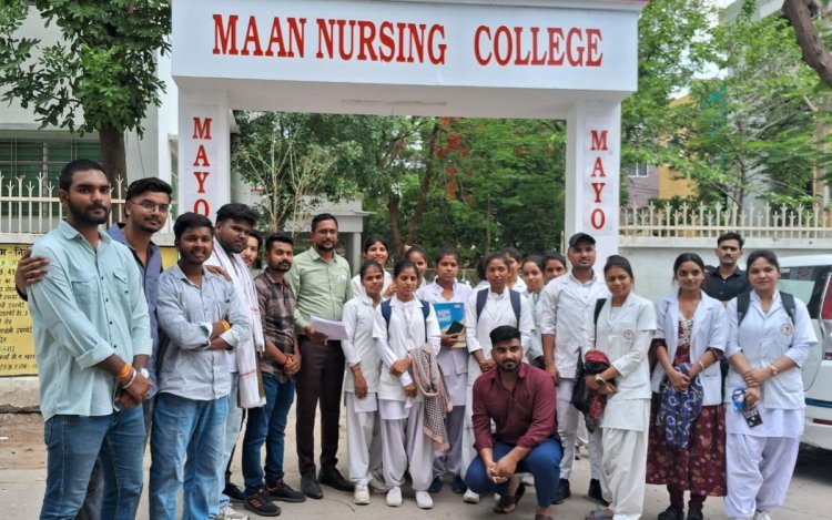 NSUI ने Maan Nursing College पर लगाए फर्जी फैकल्टी और मान्यता घोटाले के गंभीर आरोप 