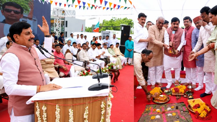 इंदौर-उज्जैन ग्रीन फील्ड कॉरिडोर का भूमिपूजन 48 किलोमीटर लंबा होगा फोरलेन