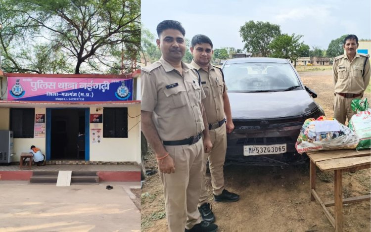 मऊगंज: 393 शीशी नशीली कफ सिरप के साथ 12.79 लाख का माल जब्त, तस्कर फरार